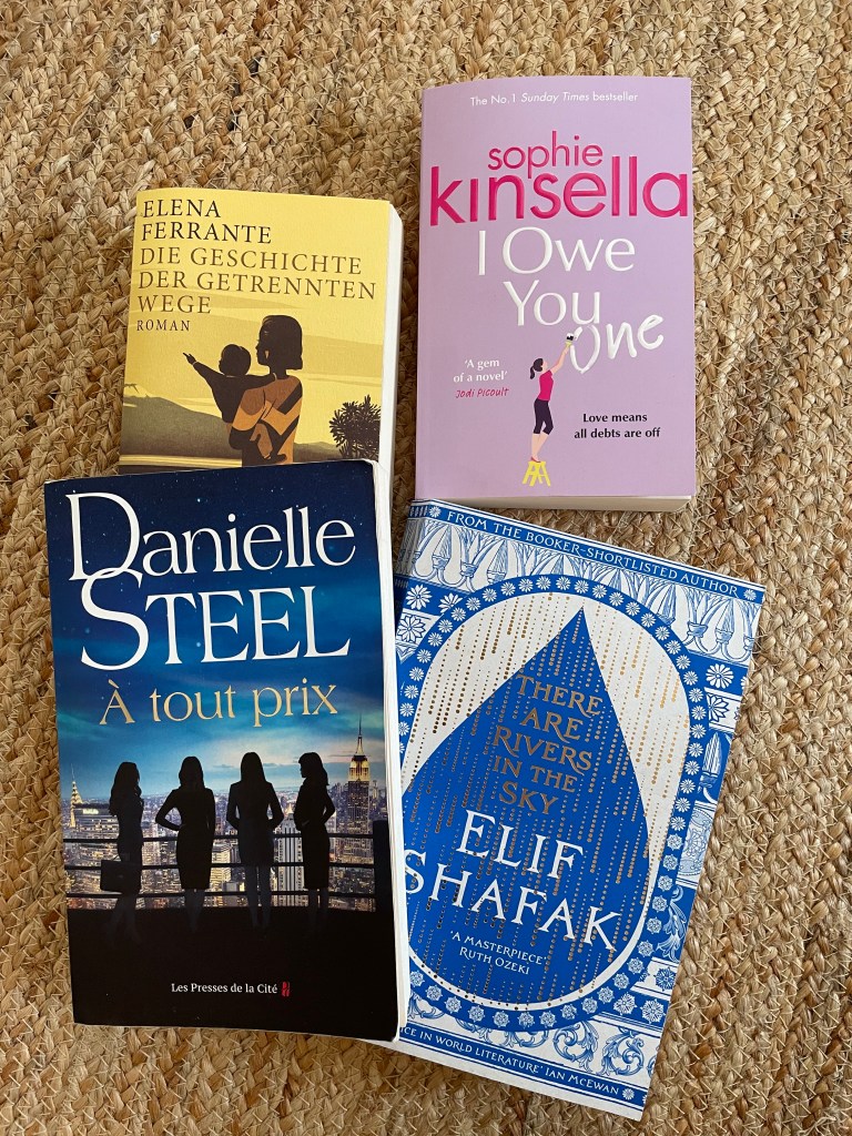 Selection of colourful books