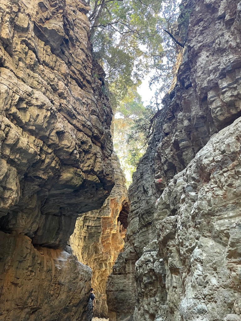 view of gorge in Crete