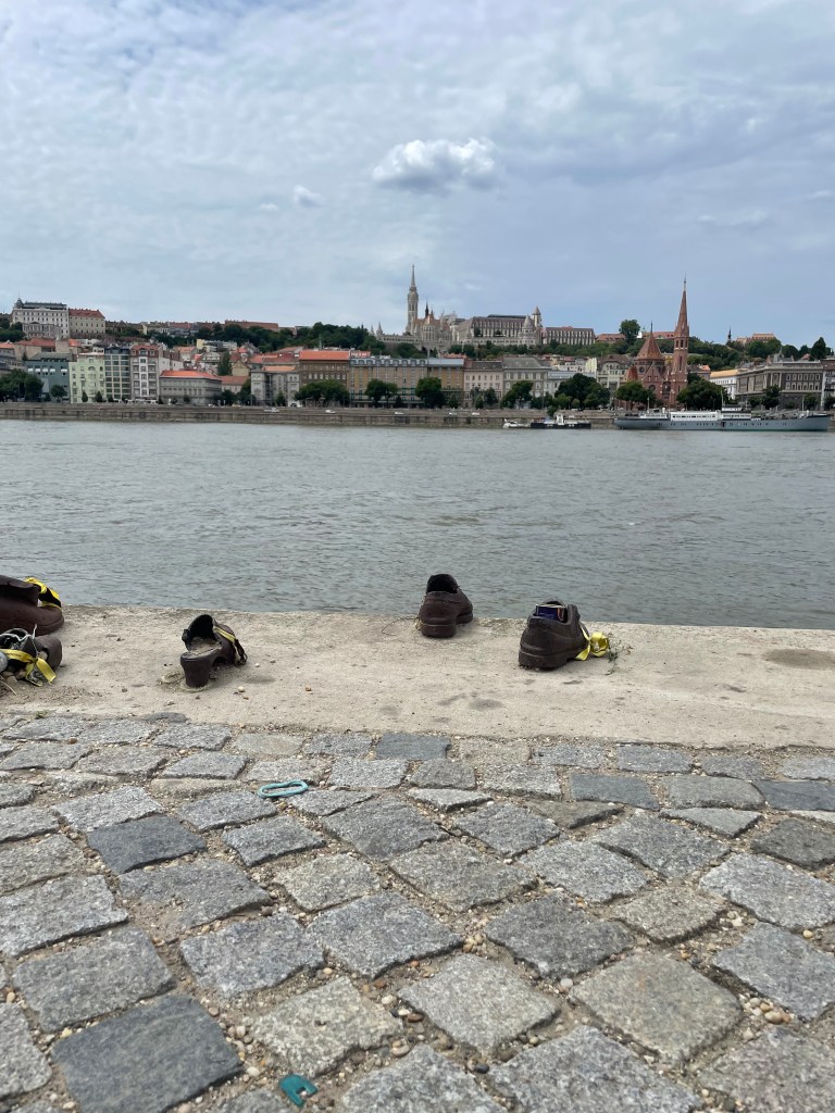 Shoes by the Danube bank memorial, Budapest