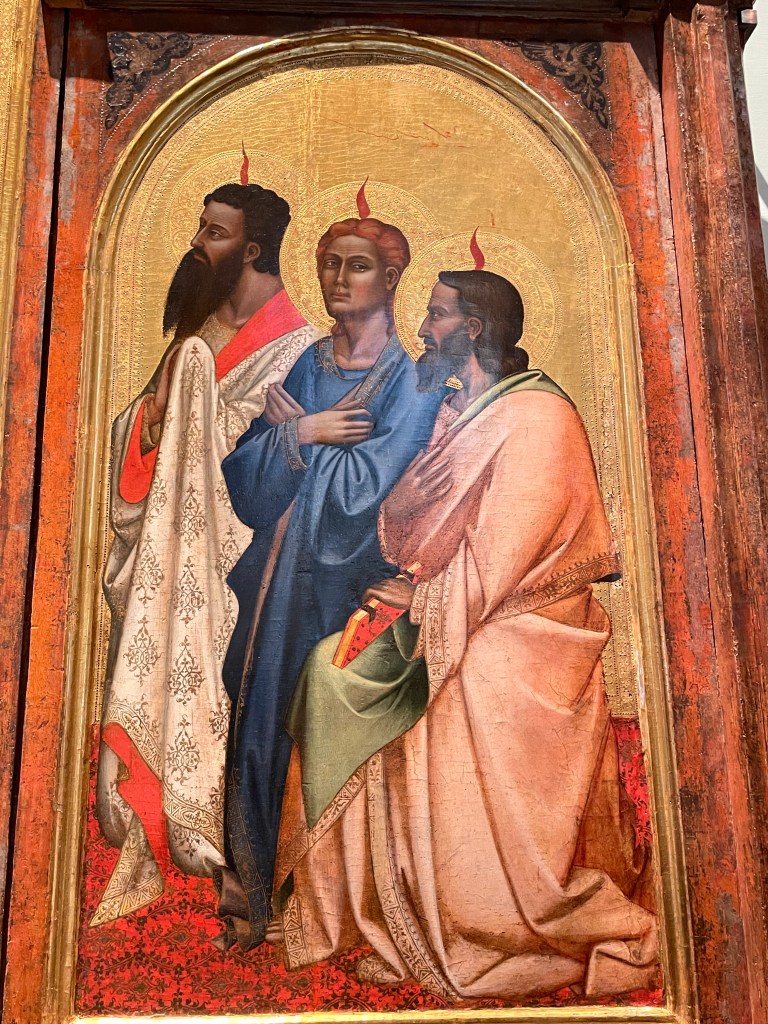 The Pentecost - Panel from the High Altar of the Church of Santi Apostoli in Florence 1365-1370