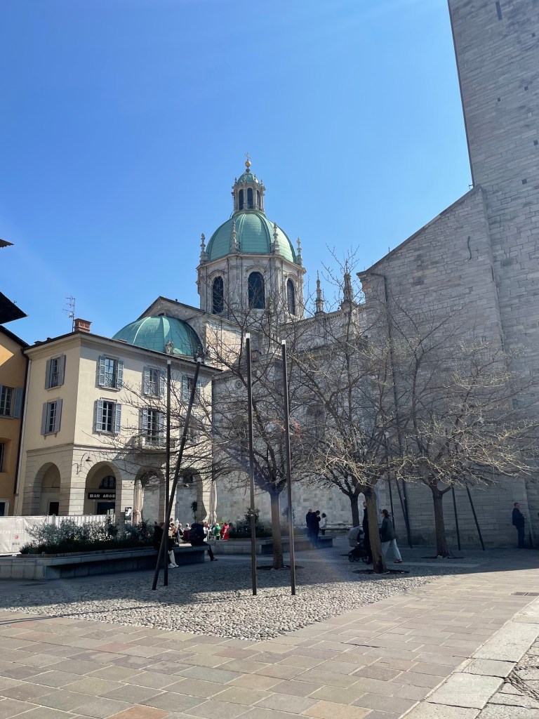 View on the Cattedrale di Santa Maria Assunta in March midday sunshine.