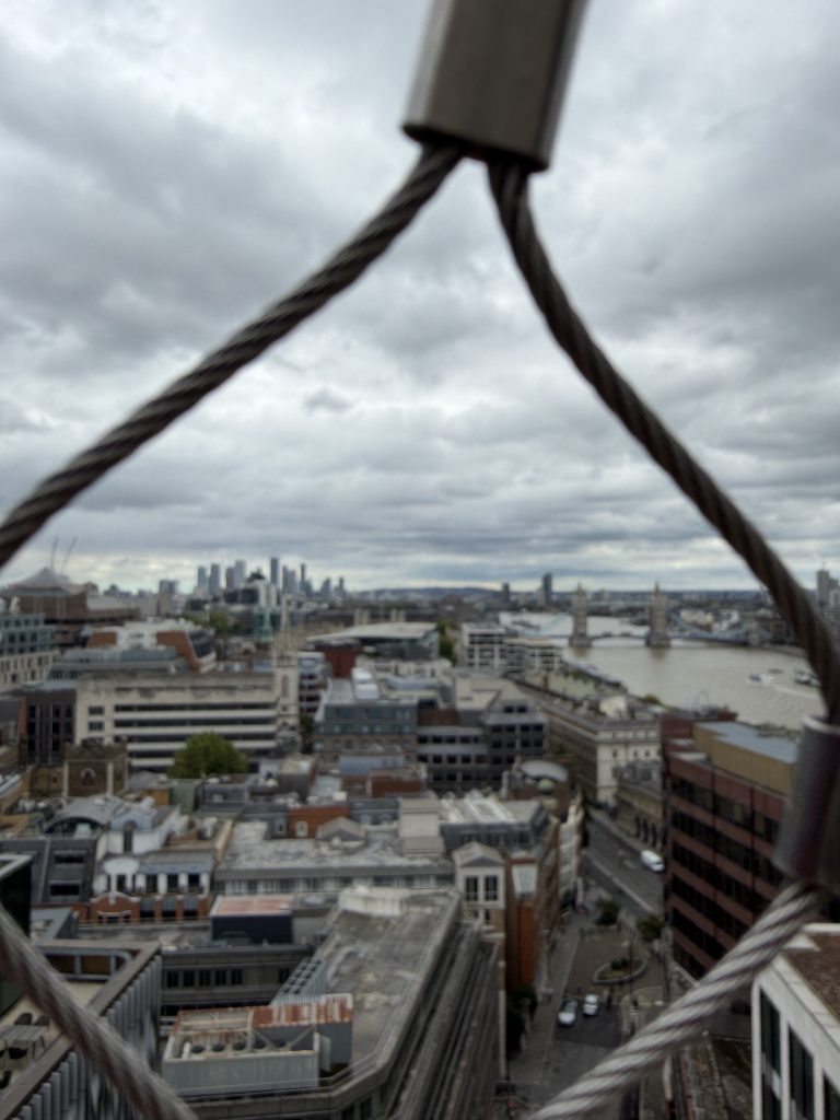 View on Tower Bridge from the Monument.